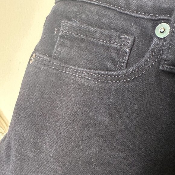 BANANA REPUBLIC Premium Denim Women's Black Washwell Mid-Rise Skinny Jean 26 - Picture 5 of 9